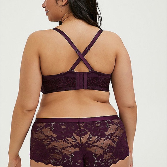 ✨torrid microfiber & lace push-up multiway bra✨ - Picture 4 of 7